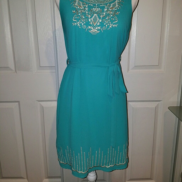 COPY - Turquoise Dress - Picture 2 of 4